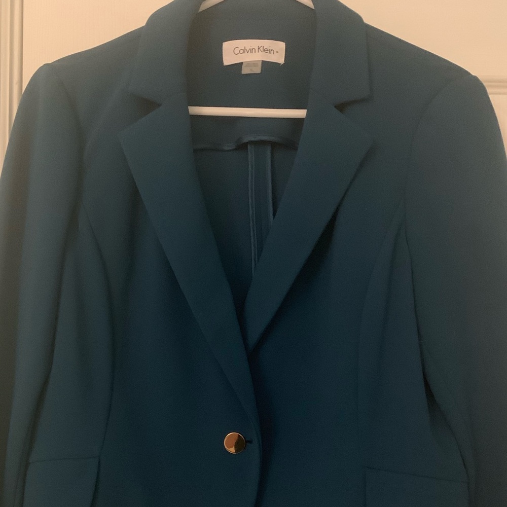 Calvin Klein Dark Turquoise Blazer